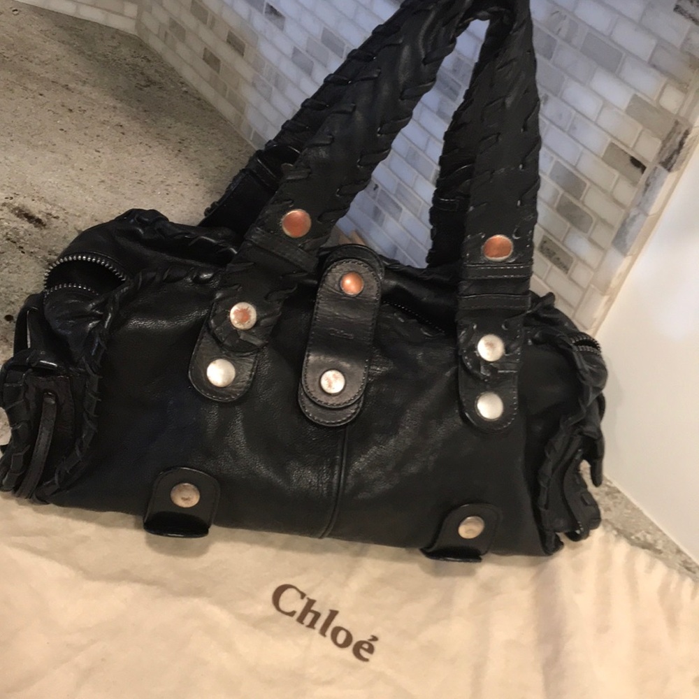 Chloe クロエ　シルベラードSilveradoレザーショルダーバッグ　黒 Chloe | Bags | Chloe Silverado | Poshmark